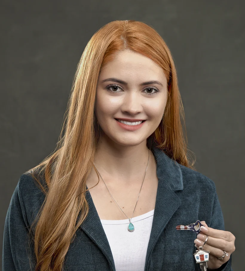 Retrato de Kelly Rios, agente de bienes raíces